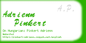 adrienn pinkert business card